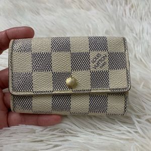 Authentic Louis Vuitton Azur Key Holder